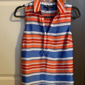 Striped Collared Tank